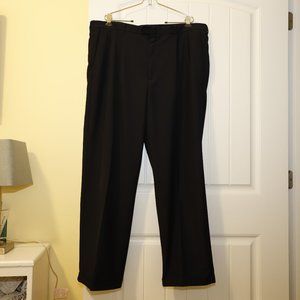 Men's Haggar Q Black Dress Pants 42Wx32L